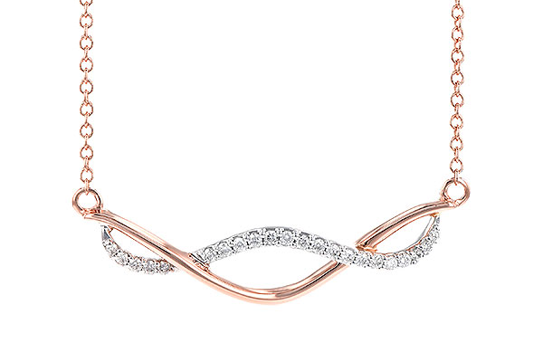 C318-90498: NECKLACE .14 TW