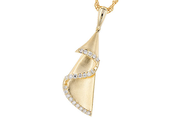 C319-73244: NECKLACE .10 TW