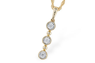 C319-75971: NECKLACE .08 TW