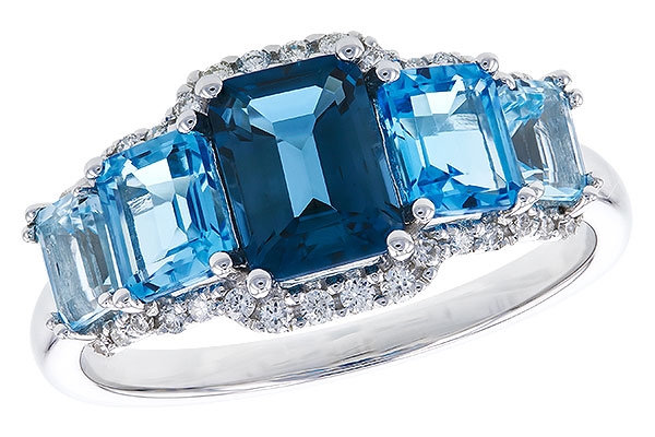 C319-75989: LDS RG 2.15 TW BLUE TOPAZ 2.30 TGW