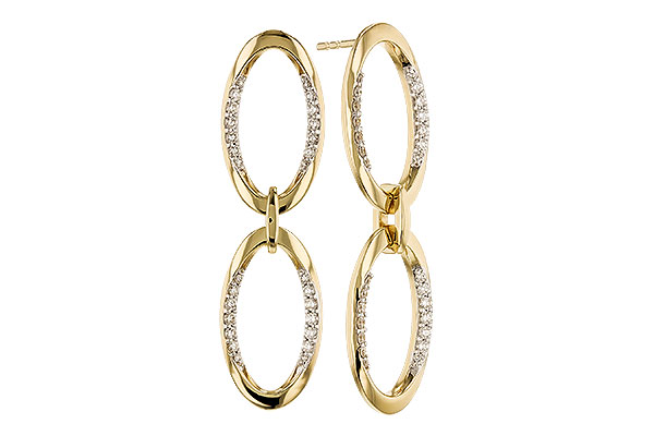 C319-77780: EARRING .37 TW