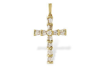 C319-78662: PENDANT .23 TW BAG .26 TW