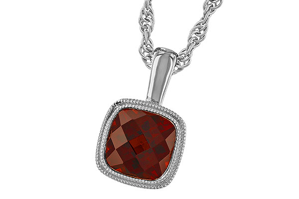 C319-78726: NECKLACE 1.22 CT GARNET