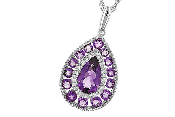 C319-80471: NECK 1.95 TW AMETHYST 2.05 TGW