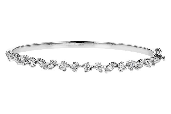 C319-80535: BANGLE 1.70 TW FANCY CUT DIAS