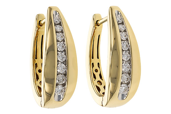 C319-81380: EARRINGS .40 TW