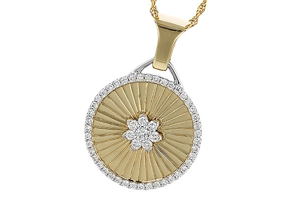 C319-81389: NECKLACE .44 TW