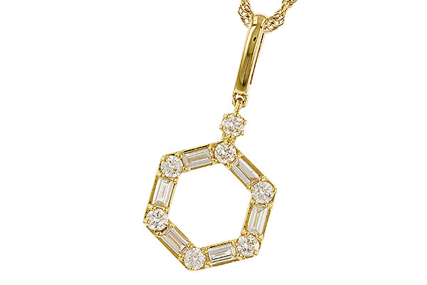 C320-64180: NECKLACE .14 BAG .35 TW