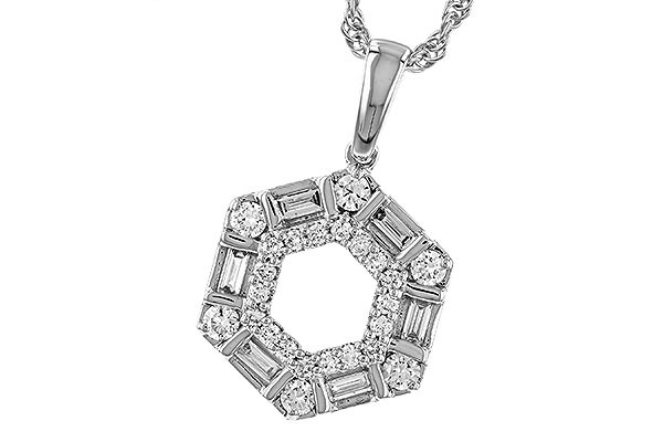 C320-65026: NECKLACE .14 TW BAG .50 TW