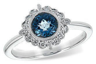 D235-19580: LDS RG .93 BLUE TOPAZ 1.05 TGW