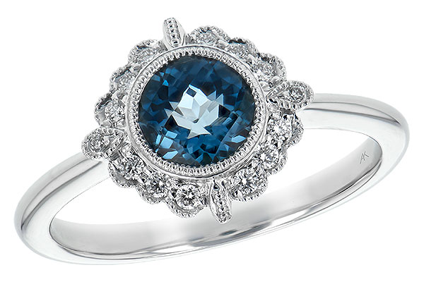 D235-19580: LDS RG .93 BLUE TOPAZ 1.05 TGW