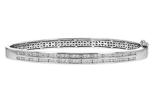 D235-26880: BANGLE BRACELET 1.00 TW (2 ROW)