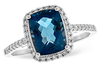 D235-26898: LDS RG 2.42 LONDON BLUE TOPAZ 2.62 TGW