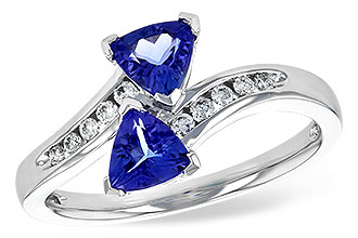 D236-09635: LDS RG .77 TW TANZANITE .90 TGW