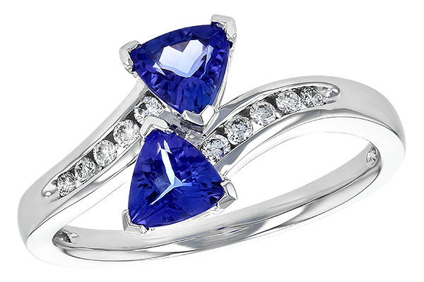 D236-09635: LDS RG .77 TW TANZANITE .90 TGW