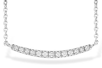 D236-15044: NECKLACE .10 TW (13 STONES)