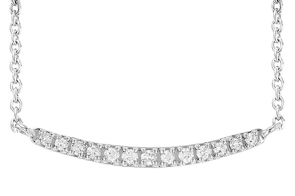 D236-15044: NECKLACE .10 TW (13 STONES)