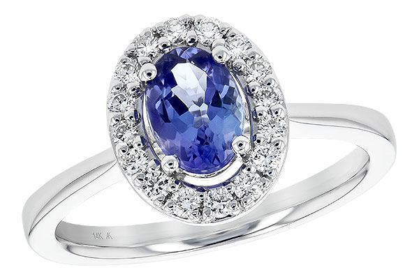 D236-15980: LDS RG .73 TANZANITE .97 TGW