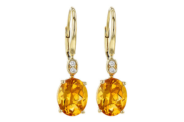 D236-17735: EARR 3.20 TW CITRINE 3.25 TGW (9x7MM CIT)