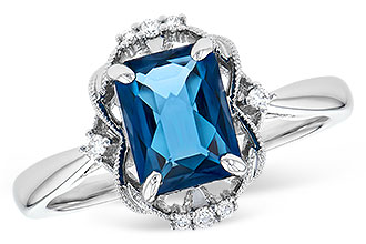 D318-85035: LDS RG 1.70 LONDON BLUE TOPAZ 1.76 TGW