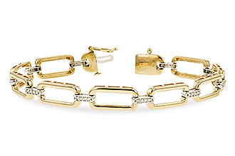 D319-78671: BRACELET .25 TW (7.5" - E235-24144 WITH LARGER LINKS)