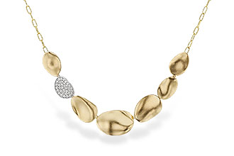 D320-65080: NECKLACE .38 TW (18")