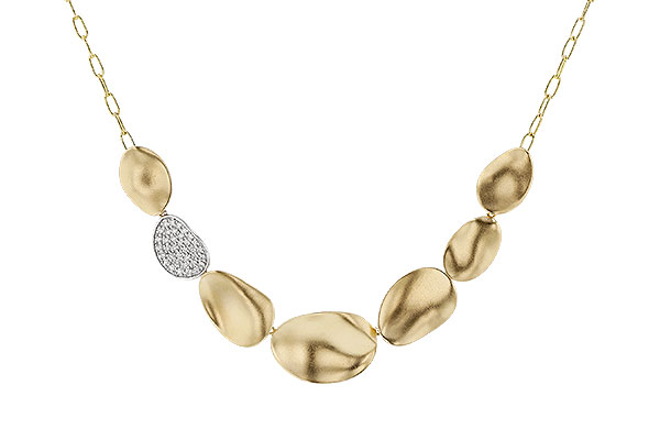 D320-65080: NECKLACE .38 TW (18")