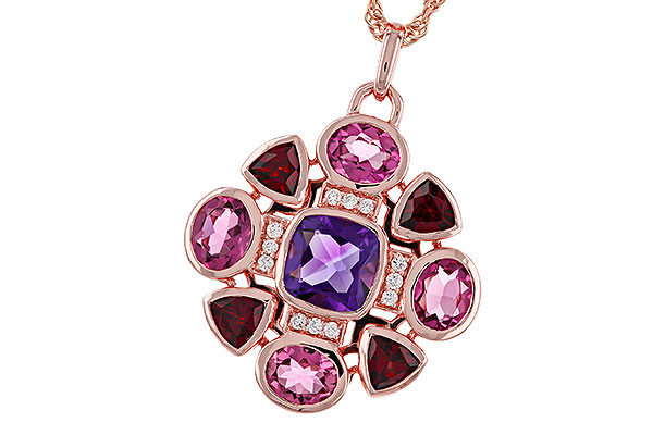 D320-66826: NECKLACE 2.76 SEMI-PREC (AM,GT,PT) 2.82 TGW