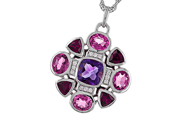 D320-66826: NECKLACE 2.76 SEMI-PREC (AM,GT,PT) 2.82 TGW
