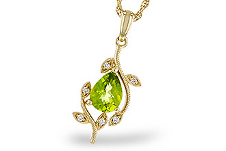 D320-66862: NECKLACE 1.16 PERIDOT 1.21 TGW (8x6MM PER)