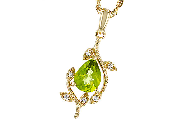 D320-66862: NECKLACE 1.16 PERIDOT 1.21 TGW (8x6MM PER)