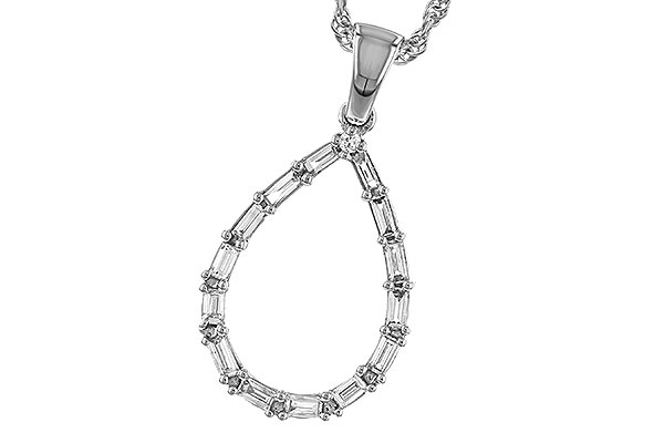 D320-69571: NECKLACE .27 BAG .28 TW