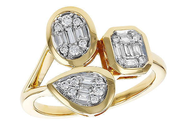D320-72335: LDS DIA RG .12 TW BAGUETTE .25 TW