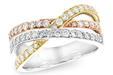 E138-84107: LDS WED RG .74 TW (PRONG SET)