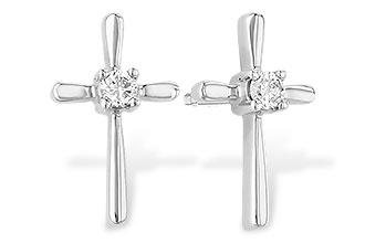 E229-76880: EARRINGS .04 TW