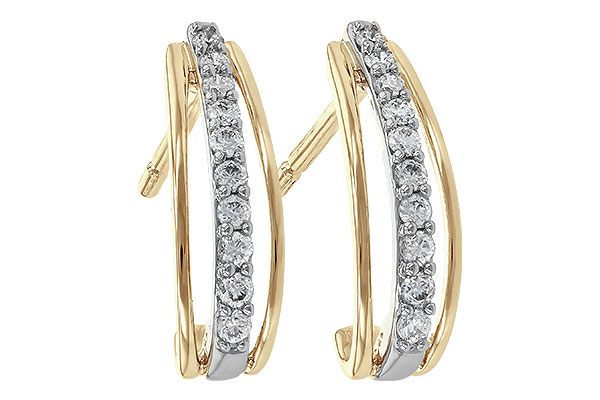 E230-65916: EARRINGS .19 TW