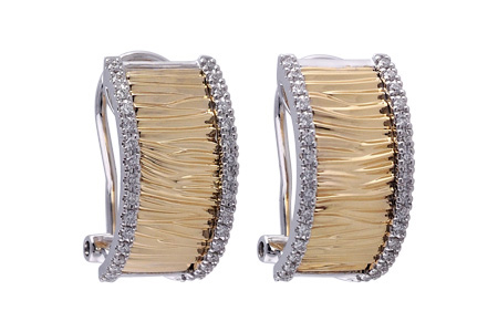 E230-65944: EARRINGS .37 TW