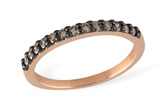 E231-59635: LDS WED RG .27 BROWN DIAS TW