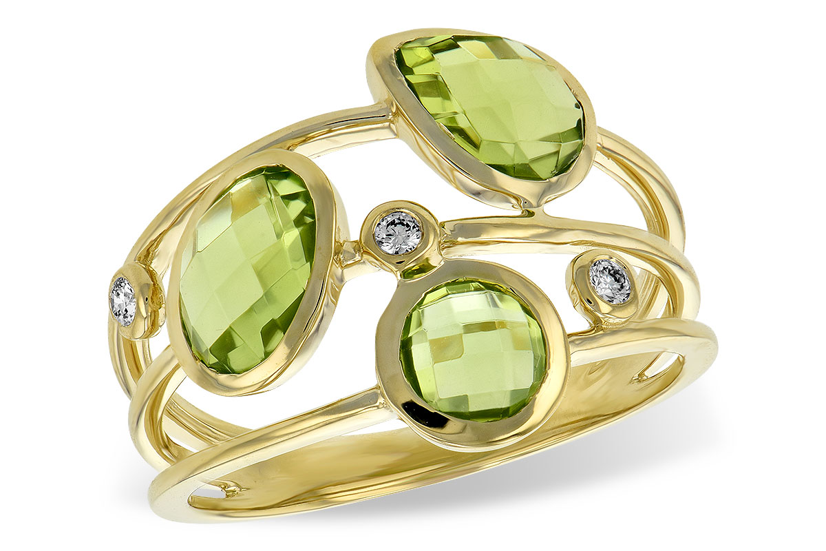 E235-22344: LDS RG 2.45 PERIDOT 2.50 TGW