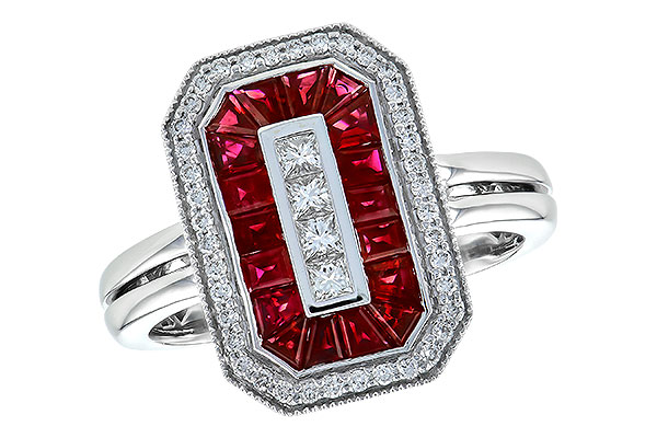 E236-12362: LDS RG 1.05 TW RUBY 1.36 TGW