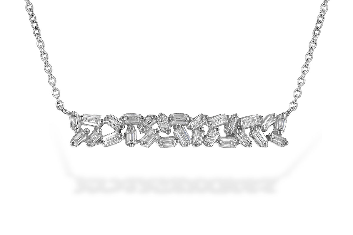 E236-14098: NECK .24 TW BAGUETTES