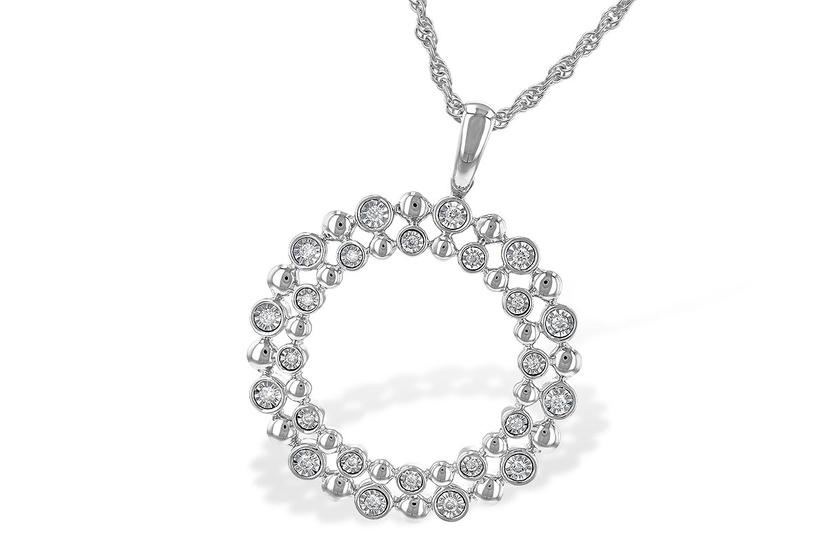 E236-14107: NECKLACE .12 TW