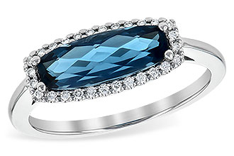 E236-14171: LDS RG 1.79 LONDON BLUE TOPAZ 1.90 TGW