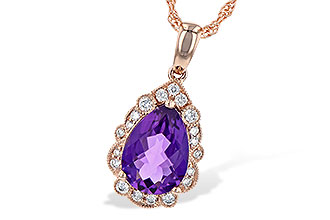 E236-16844: NECKLACE 1.53 AMETHYST 1.68 TGW (10x7 PS)