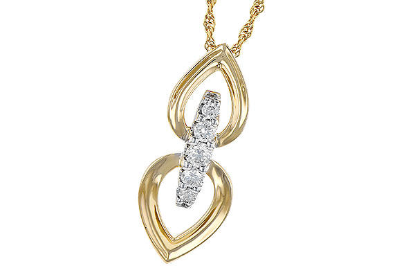 E318-84153: NECKLACE .22 TW