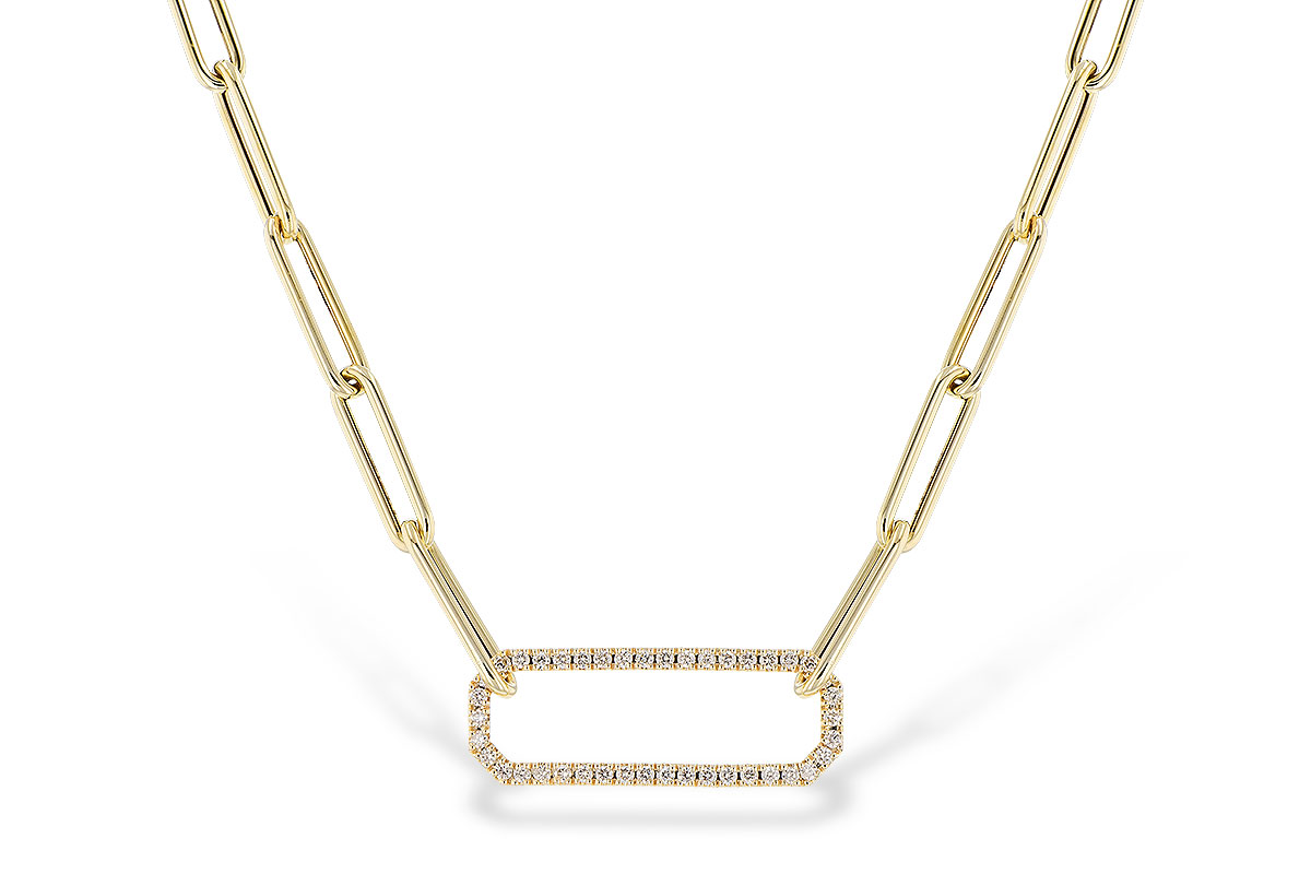 E319-73271: NECKLACE .50 TW (17 INCHES)