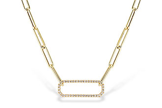 E319-73271: NECKLACE .50 TW (17 INCHES)