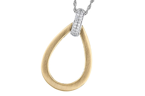 E319-75980: NECKLACE .14 TW