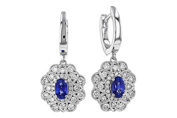 E319-80489: EARR .68 TW SAPPHIRE 1.42 TGW (5x3MM SAPP)