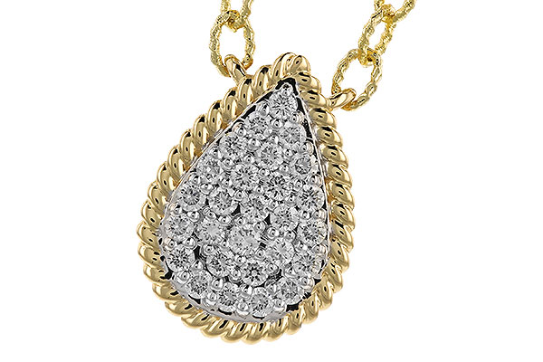 E319-80507: NECKLACE .32 TW (18")